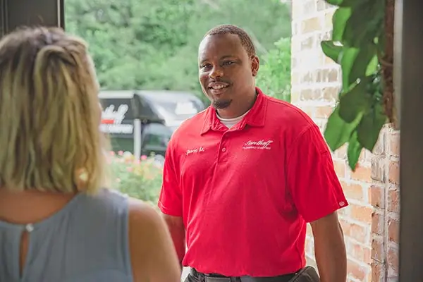 Houston plumber beginning home plumbing inspection