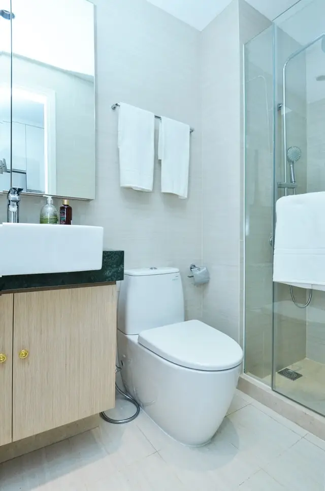 modern toilet installed by expert Houston plumber