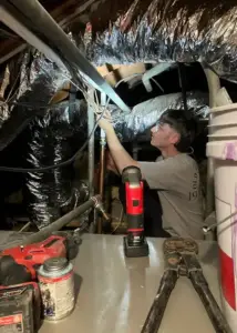 should i call an HVAC or plumbing comapny?