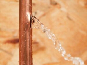 burst pipe